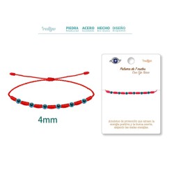 Pulsera 7 Nudos con Ojos Turco - Colección 7 Nudos (P4) ·